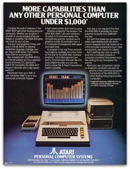Atari 800 US advert