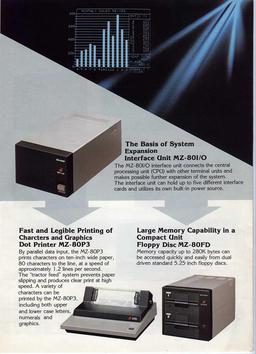 MZ-80K brochure page 5