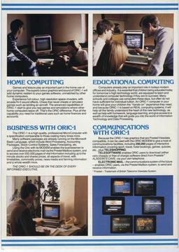Oric-1 Brochure page 2