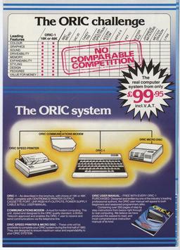 Oric-1 Brochure page 4