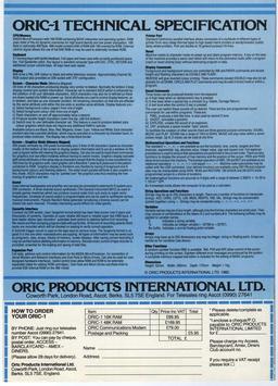 Oric-1 Brochure page 6