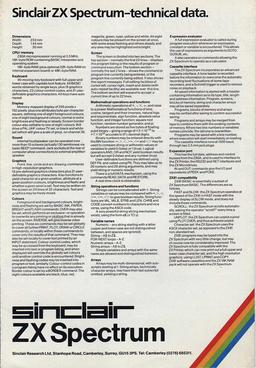 ZX Spectrum brochure page 6