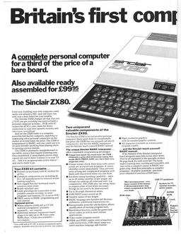 ZX80 advert page 1