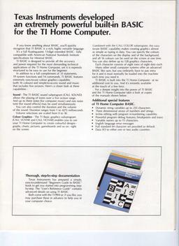 TI99/4 Brochure page 7