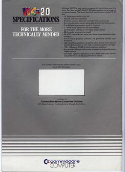 VIC-20 brochure page 8